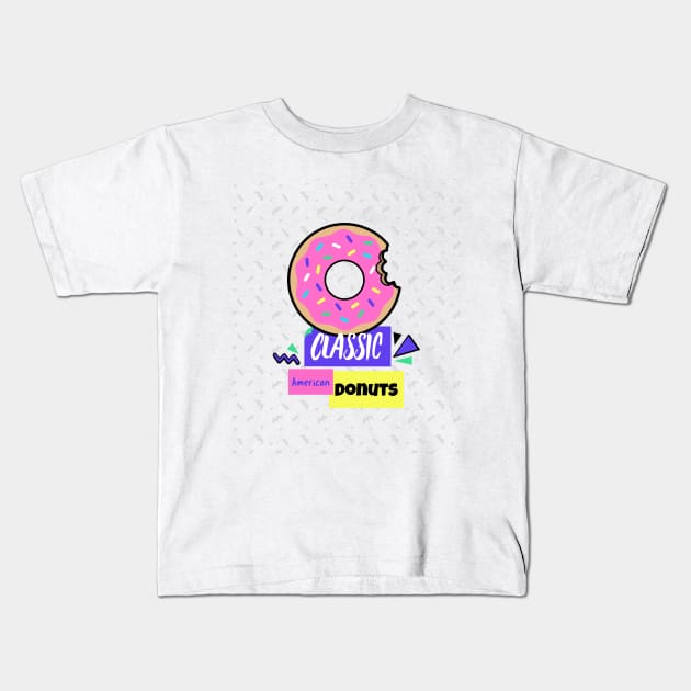 Doughnut Kids T-Shirt by LICHEELAI